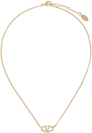 Valentino Garavani Gold VLogo 'The Bold Edition' Necklace