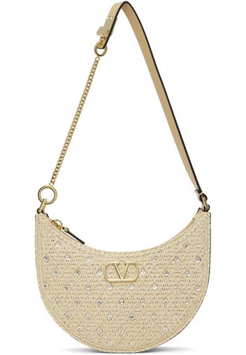 Valentino Garavani Beige VLogo Signature Mini Bag