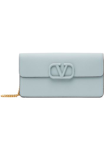 Valentino Garavani Blue VLogo Signature Wallet Bag