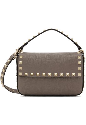 Valentino Garavani Taupe Rockstud Mini Bag