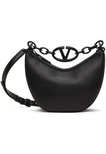 Valentino Garavani Black VLogo Moon Mini Bag