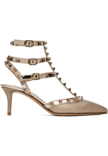 Valentino Garavani Bronze Rockstud Heels