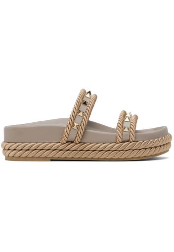 Valentino Garavani Pink Rockstud Sandals