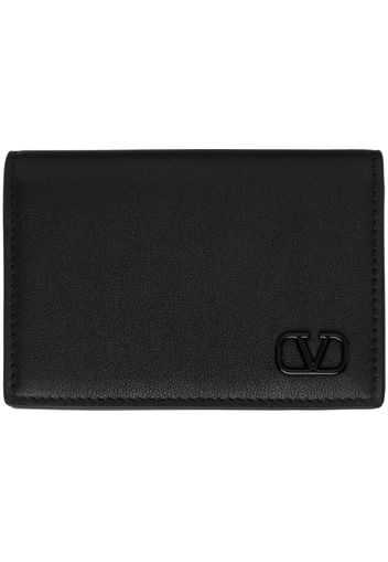 Valentino Garavani Black VLogo Signature Card Holder