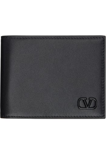 Valentino Garavani Black VLogo Signature Wallet