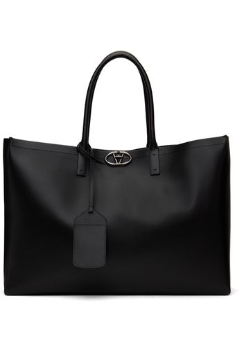 Valentino Garavani Black VLogo 'The Bold Edition' Tote