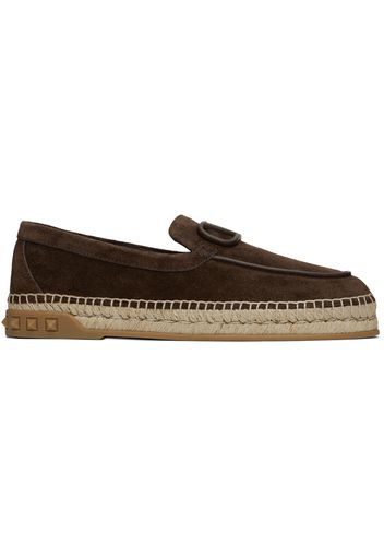 Valentino Garavani Brown Leisure Flows Espadrilles