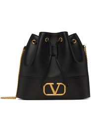 Valentino Garavani Black Mini VLogo Bag