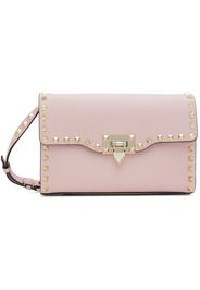 Valentino Garavani Pink Small Rockstud Crossbody Bag