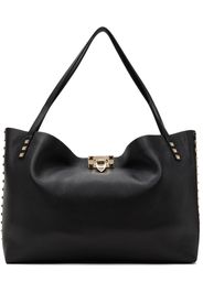 Valentino Garavani Black Medium Rockstud Tote