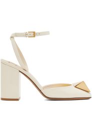 Valentino Garavani Off-White One Stud Heels