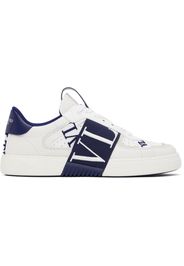 Valentino Garavani White & Navy VL7N Sneakers