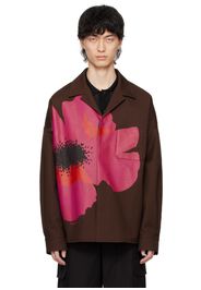 Valentino Brown Flower Jacket