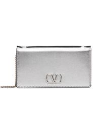 Valentino Garavani Silver VLogo Signature Wallet Bag