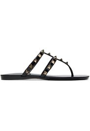 Valentino Garavani Black Rockstud Sandals