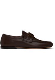 Valentino Garavani Brown VLogo Signature Loafers