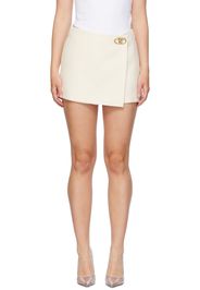 Valentino Off-White Couture Skort