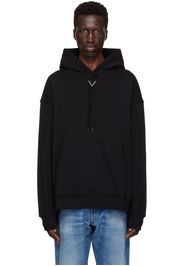 Valentino Black VLogo Hoodie