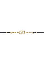 Valentino Garavani Black VLogo 'The Bold Edition' Belt