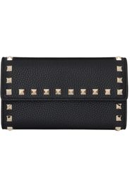 Valentino Garavani Black Rockstud Wallet