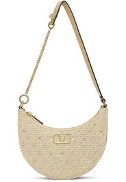 Valentino Garavani Beige VLogo Signature Mini Bag