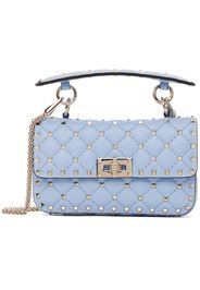 Valentino Garavani Blue Small Nappa Rockstud Spike Bag