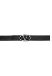 Valentino Garavani Black VLogo Signature Belt