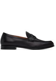 Valentino Garavani Black VLogo 'The Bold Edition' Calfskin Loafers