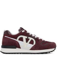 Valentino Garavani Burgundy VLogo Pace Sneakers