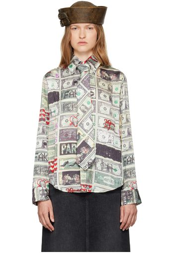 VAQUERA Multicolor Dollar Print Shirt