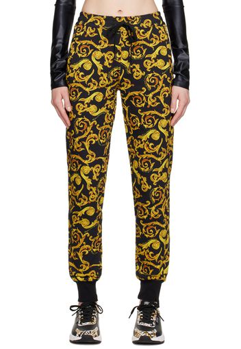 Versace Jeans Couture Black Sketch Couture Lounge Pants