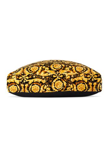 Versace Black Medium Barocco Dog Cushion