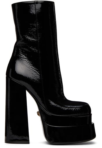 Versace Black Aevitas Platform Boots