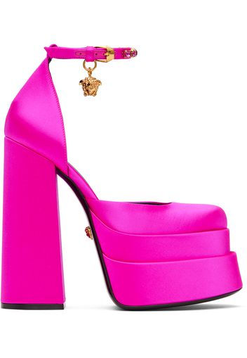 Versace Pink Aevitas Platform Heels