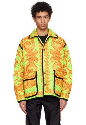 Versace Green Barocco 660 Jacket