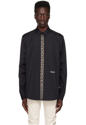 Versace Black Studded Shirt