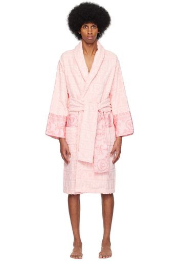 Versace Underwear Pink 'I Heart Baroque' Robe