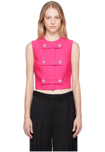 Versace Pink Medusa Vest