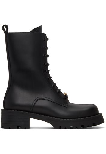 Versace Black Vagabond Boots