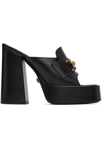 Versace Black Medusa '95 Heeled Sandals