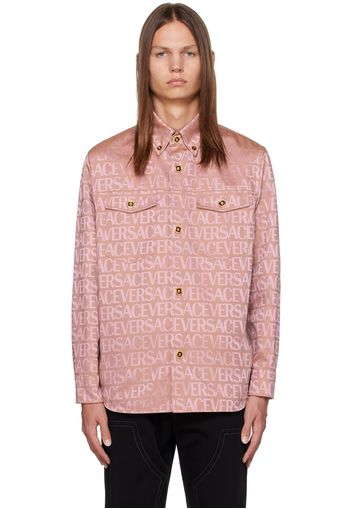 Versace Pink Allover Shirt