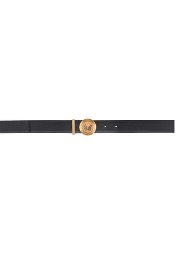 Versace Black Medusa Biggie Leather Belt