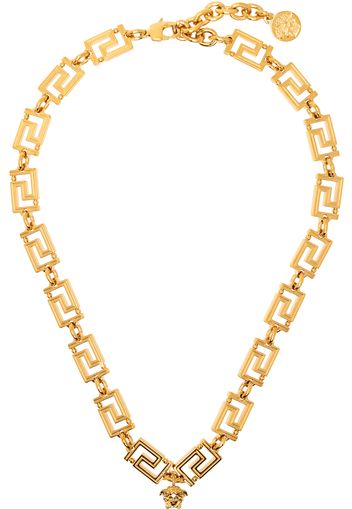 Versace Gold Greca Necklace