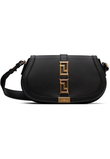 Versace Black Greca Goddess Bag