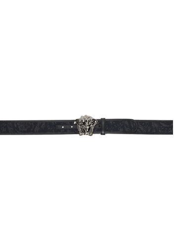 Versace Black Barocco 'La Medusa' Belt