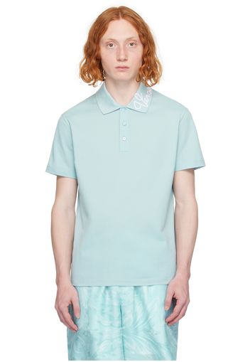 Versace Blue Nautical Polo