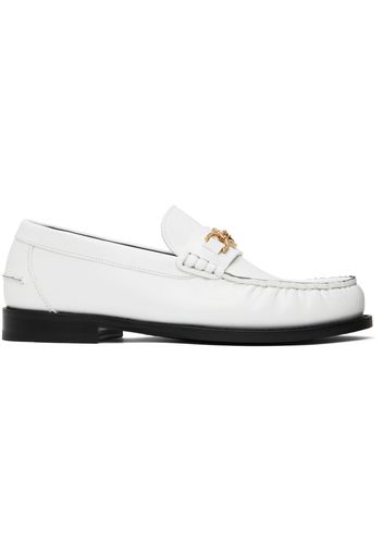 Versace White Medusa '95 Loafers