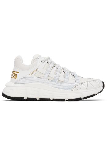 Versace White Trigreca Sneakers