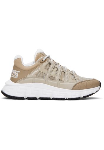 Versace Beige Trigeca Sneakers