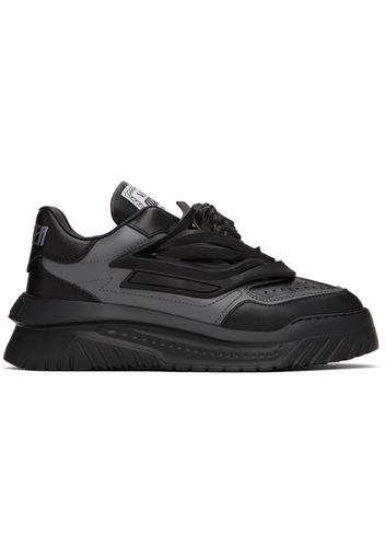 Versace Black & Gray Odissea Sneakers